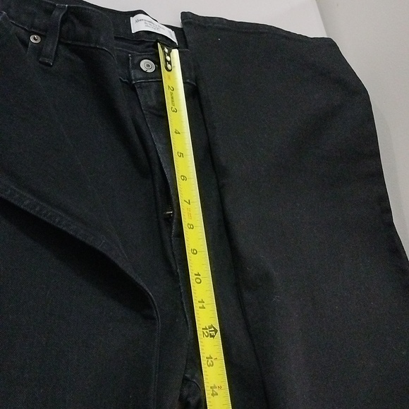 Abercrombie & Fitch Men's Jet Black Straight Jeans 34/18 L - Picture 8 of 8
